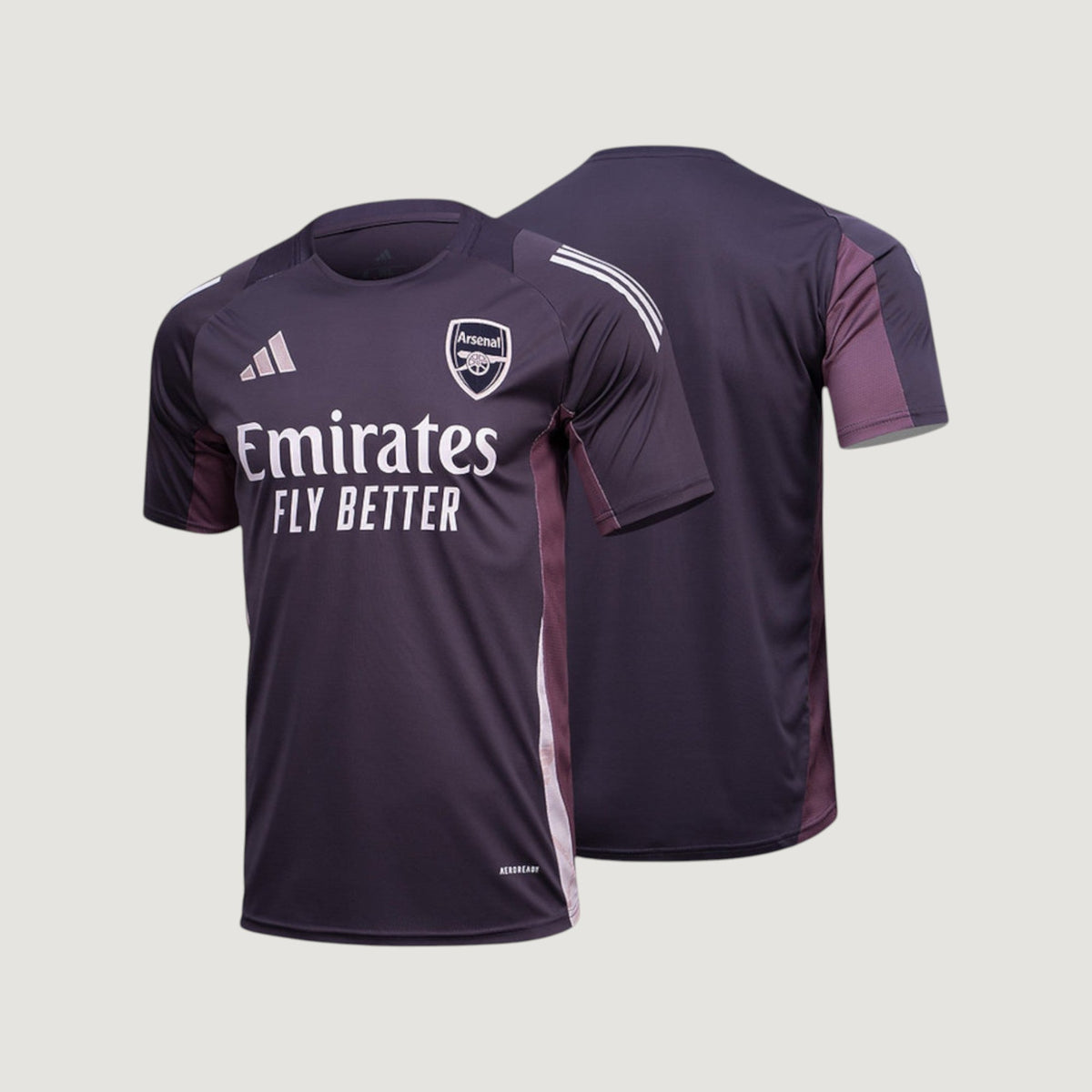 maillot arsenal entraînement violet 24/25 dos