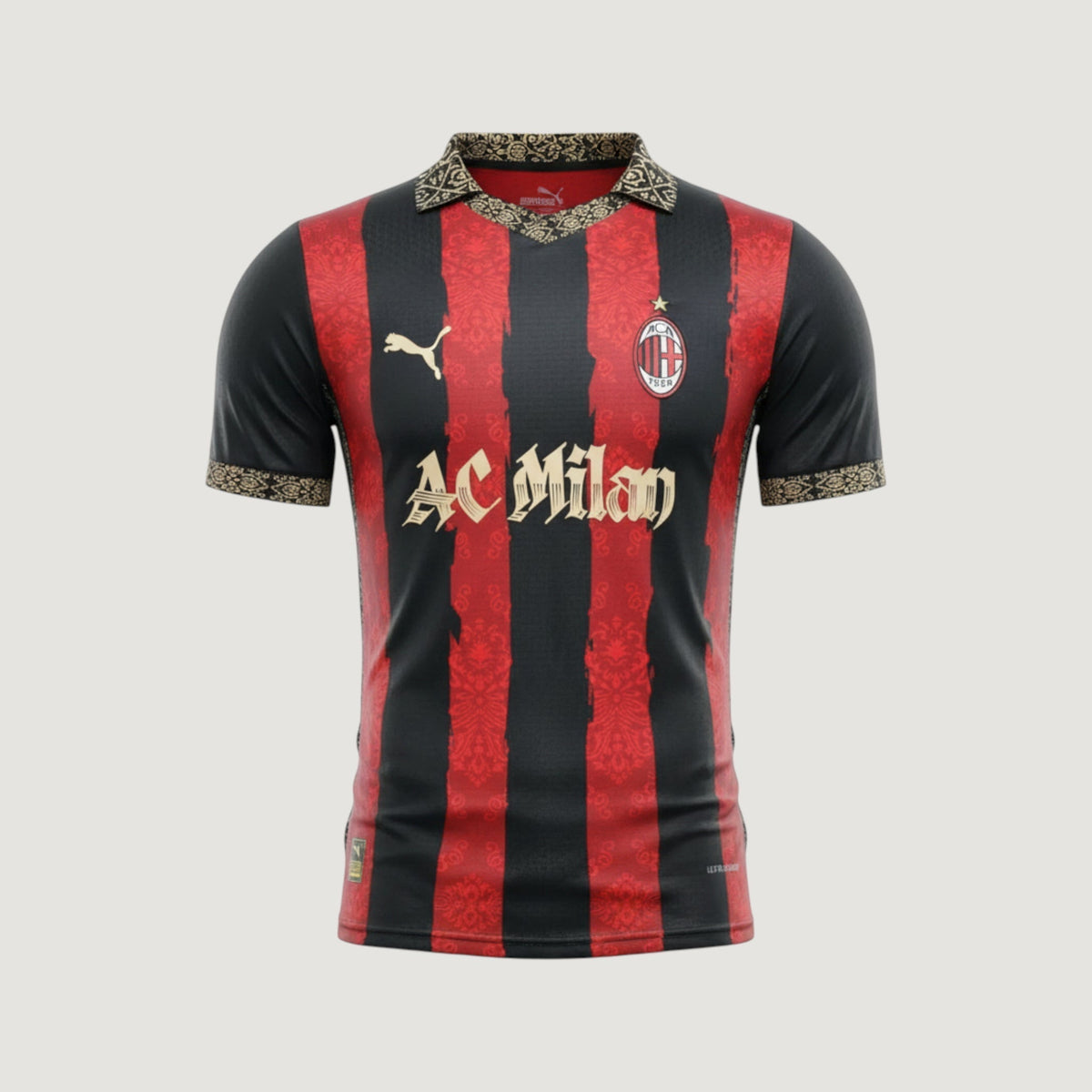 AC Milan – Maillot Domicile Spécial Édition 2026 – Noir, Rouge