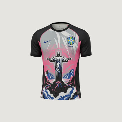 Brésil – Maillot Concept 25/26 – Noir & Rose