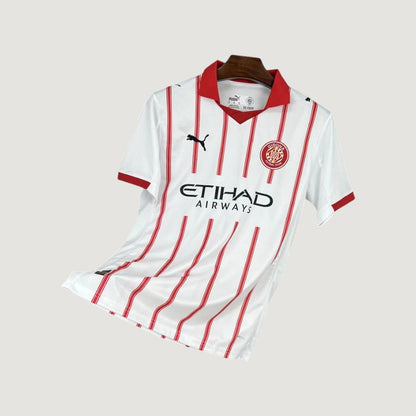Girona FC – Maillot Extérieur 25/26 – Blanc & Rouge